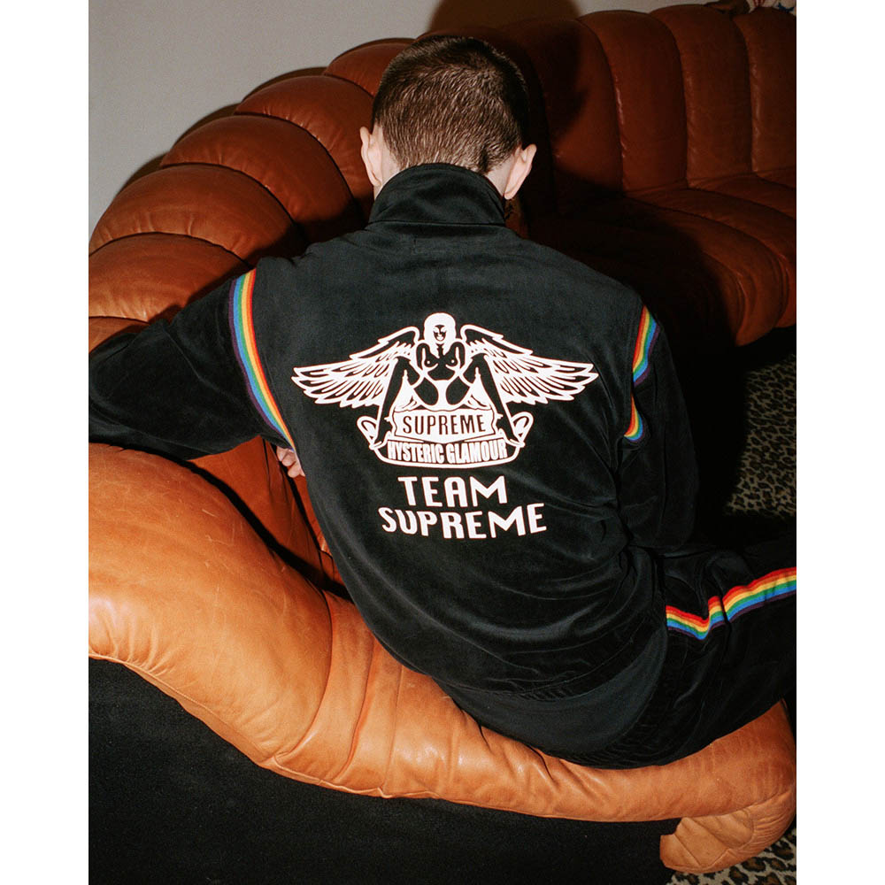 Supreme®/HYSTERIC GLAMOUR Velour Track Jacket | Supreme 21ss