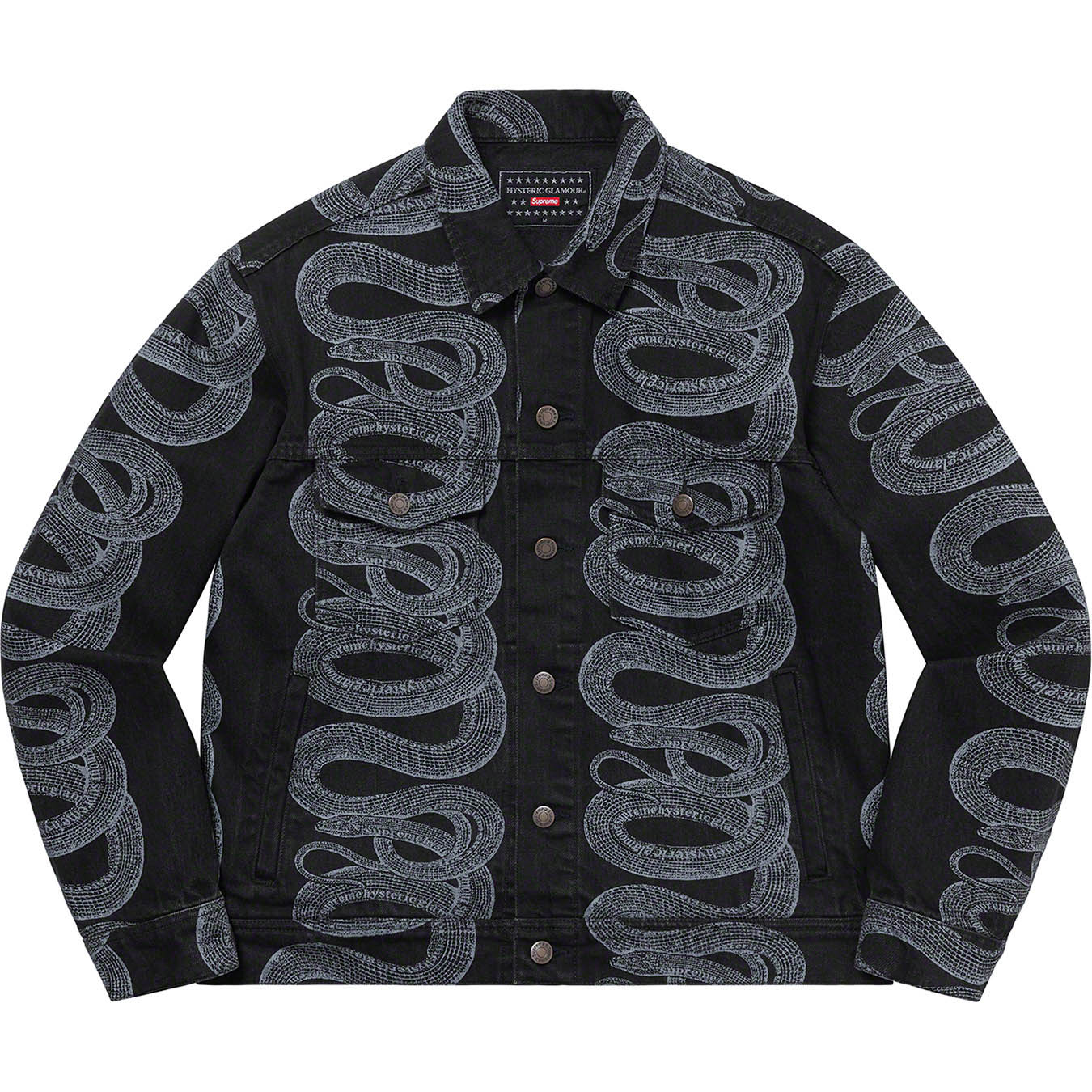 Supreme®/HYSTERIC GLAMOUR Snake Denim Trucker Jacket