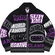 Supreme®/HYSTERIC GLAMOUR Logos Zip Up Sweater