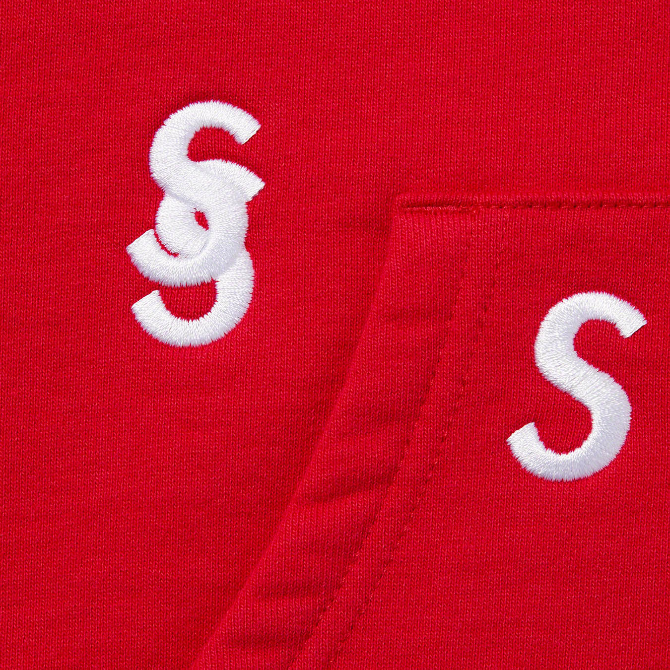 Supreme Embroidered S Hooded Sweatshirt