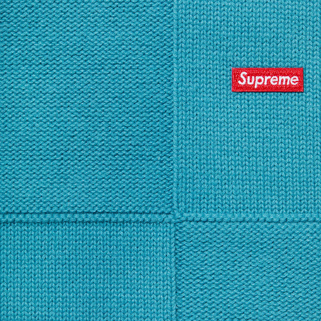 Tonal Checkerboard Small Box Sweater | Supreme 21ss