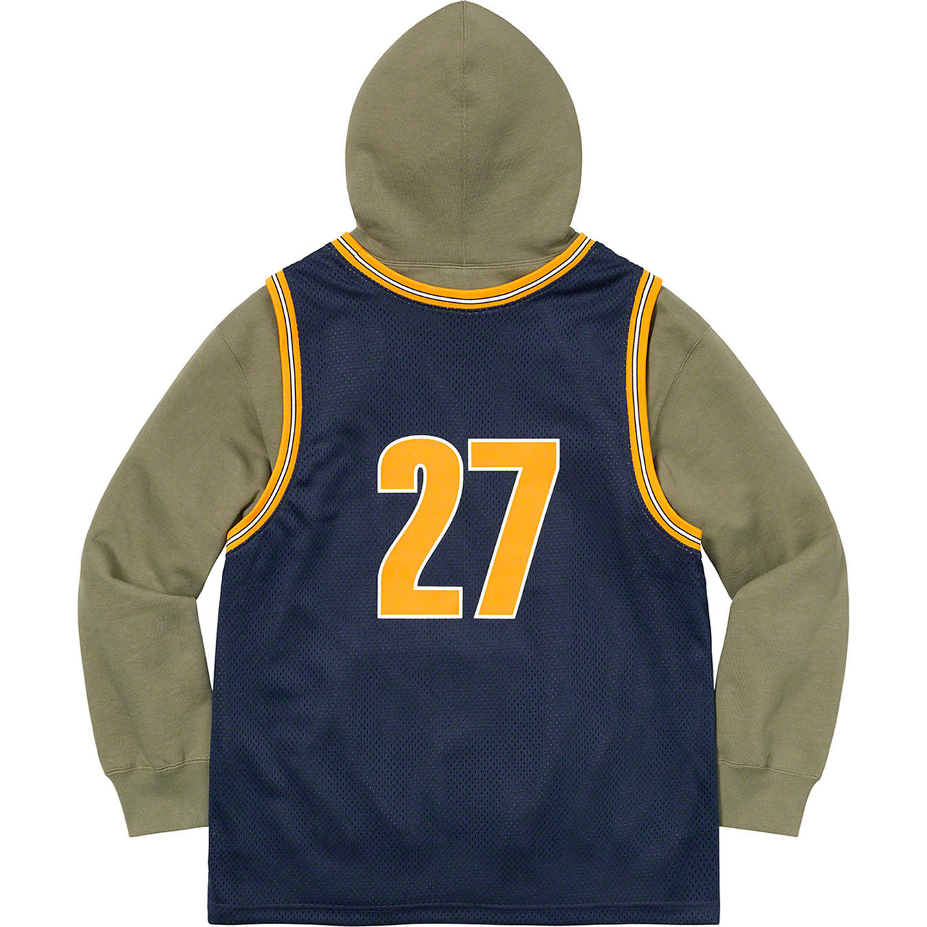 Basketball Jersey Hooded Sweatshirt | Supreme 21ss
