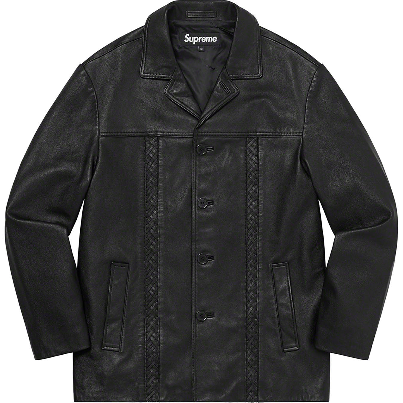 Braided Leather Overcoat | Supreme 21ss