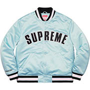 Supreme Supreme®/Mitchell & Ness® Satin Varsity Jacket