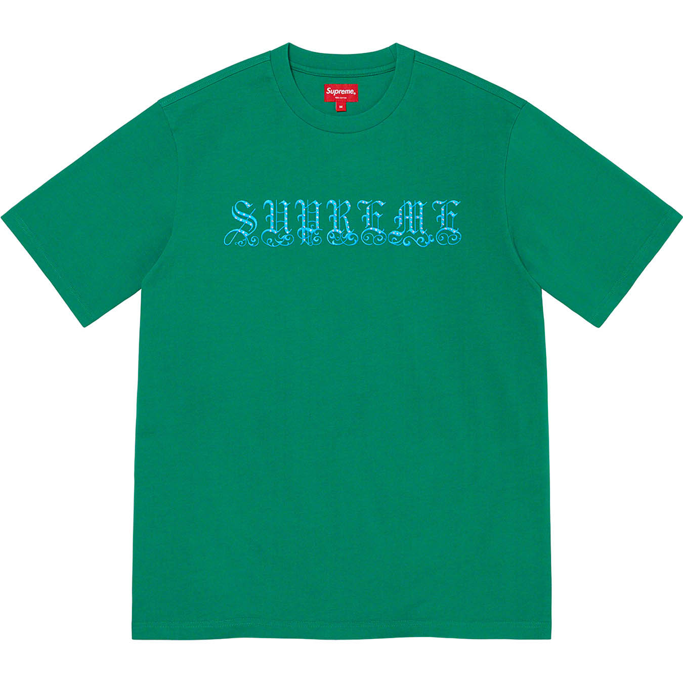 Supreme Old English Rhinestone S/STop XL