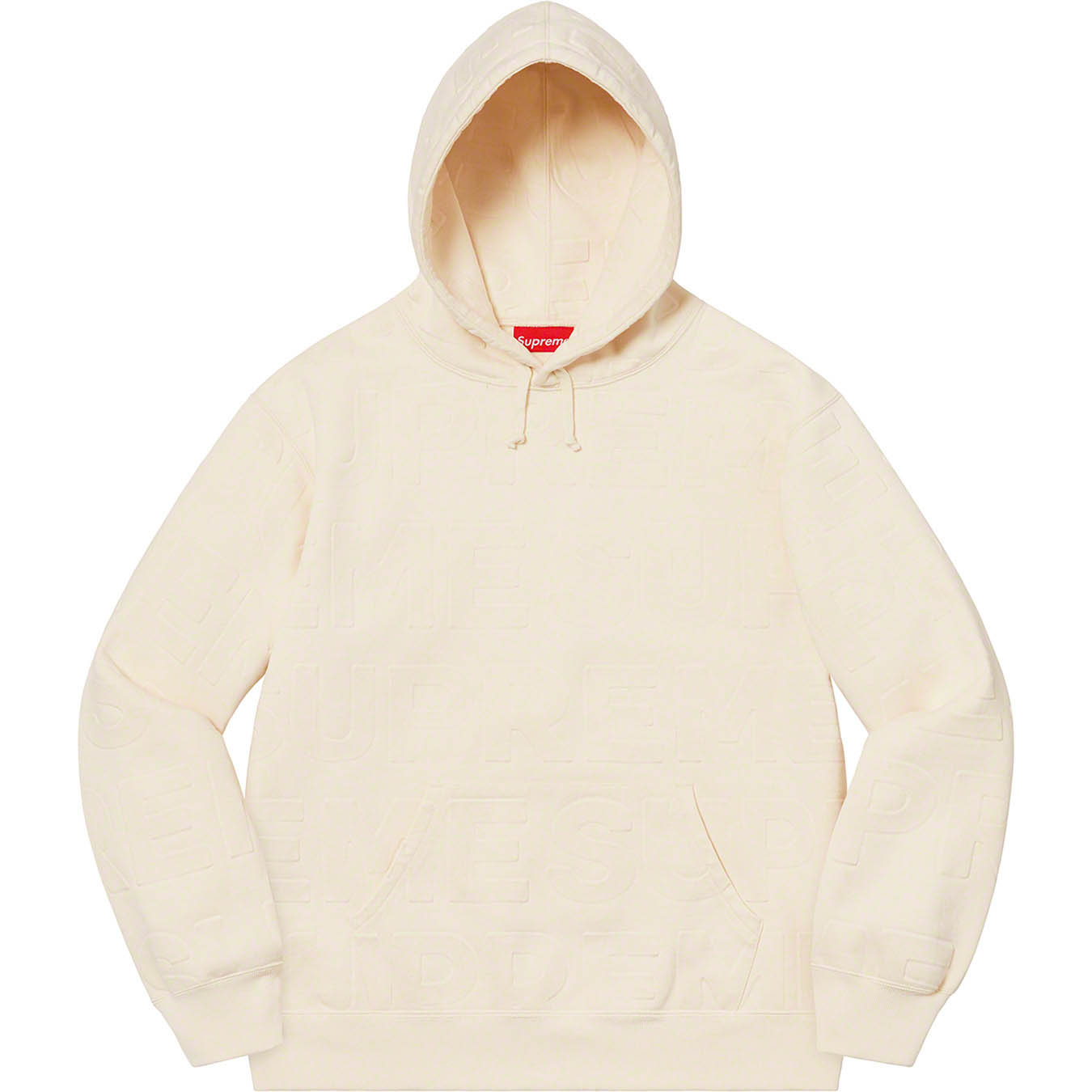 Embossed Logos Hooded Sweatshirt