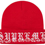 Supreme Old English Rhinestone Beanie