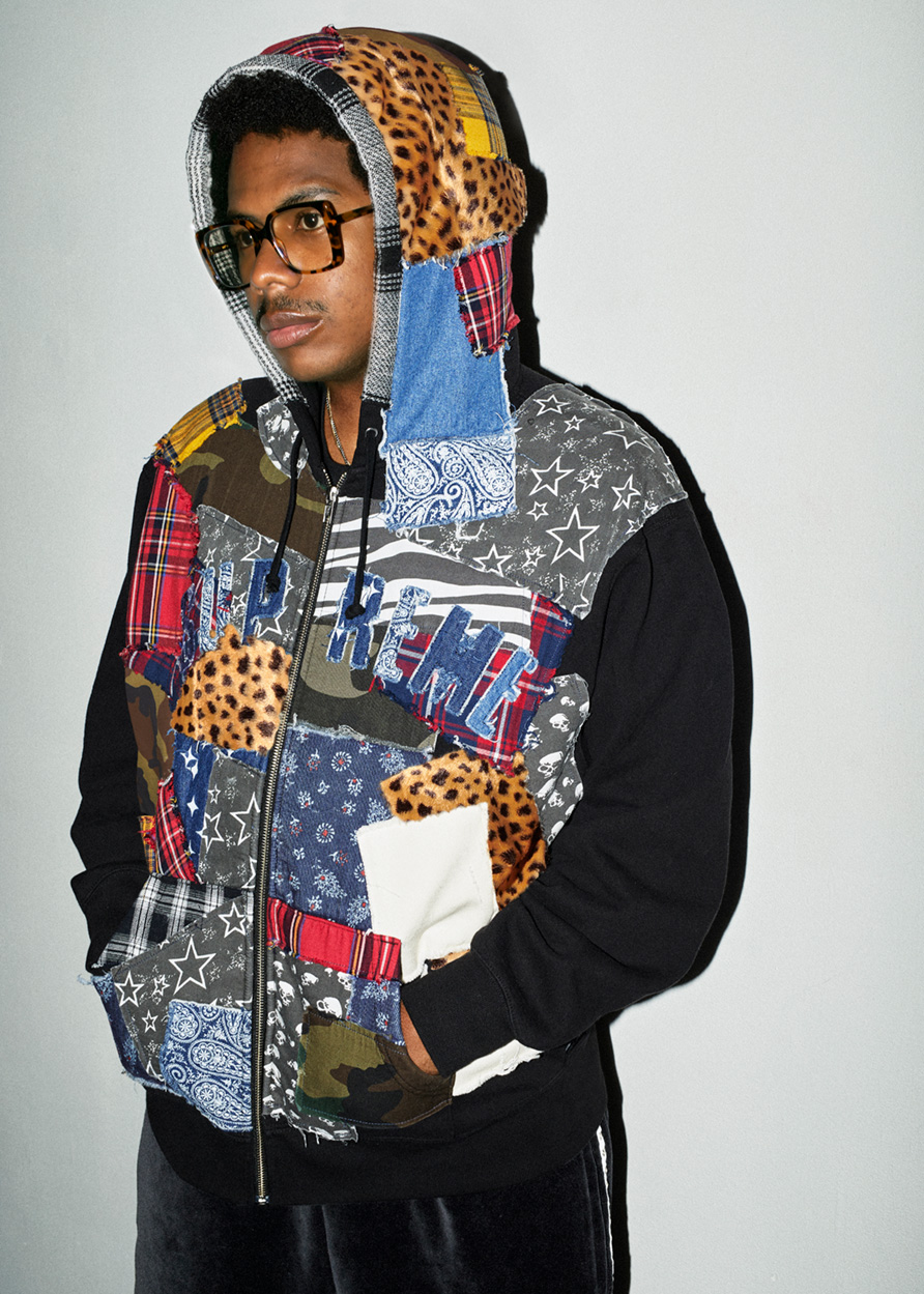 Supreme Patchwork Zipup Hooded Mサイズ www.krzysztofbialy.com