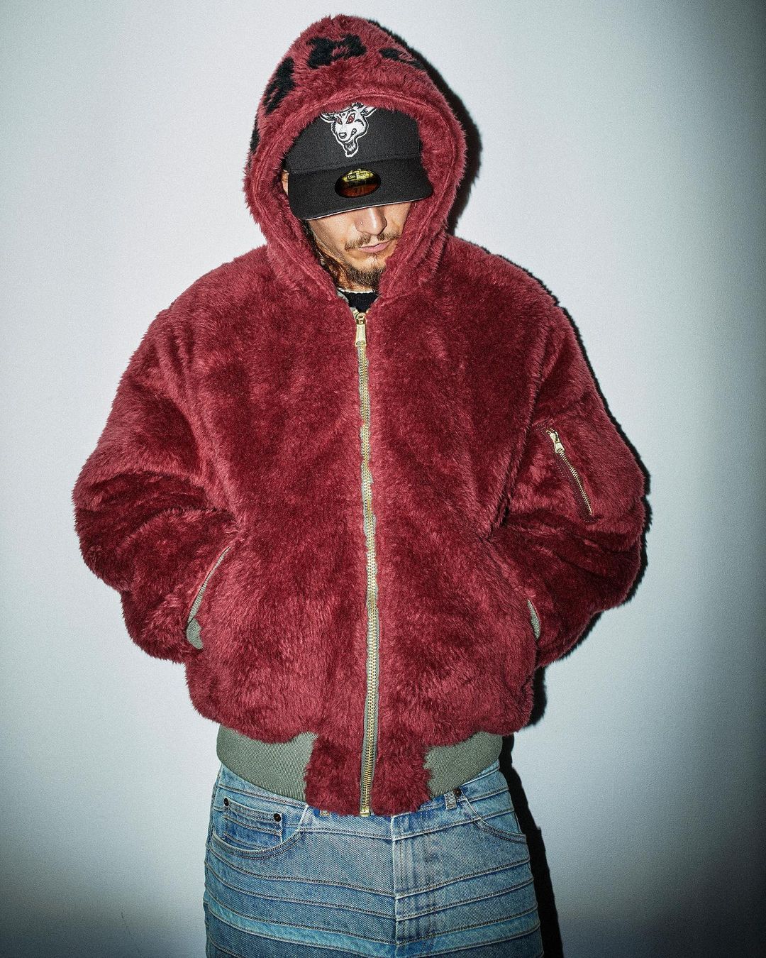 シュプリーム Supreme faux fur reversible Ma-1-