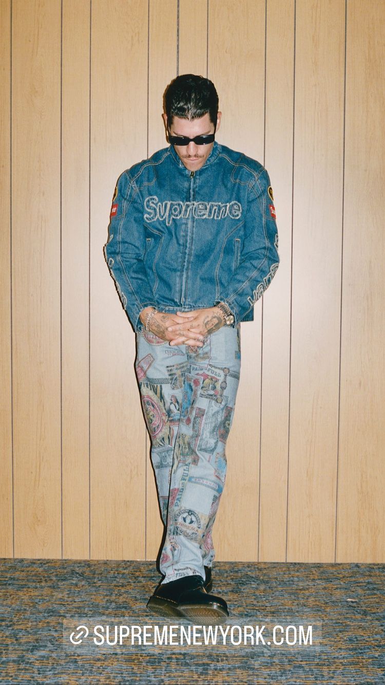 Supreme®/Vanson Leathers® Cordura® Denim Jacket | Supreme 22fw