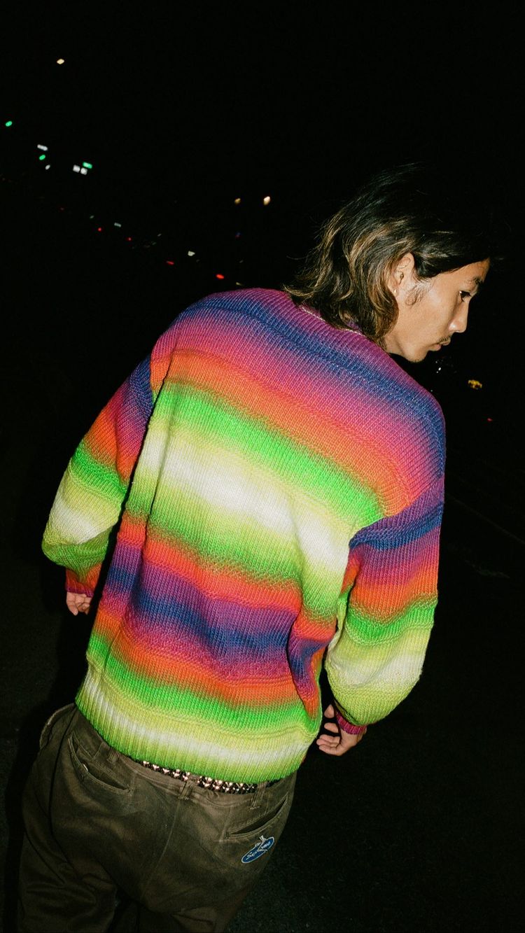 SUPREME Gradient Stripe Sweater | www.jarussi.com.br