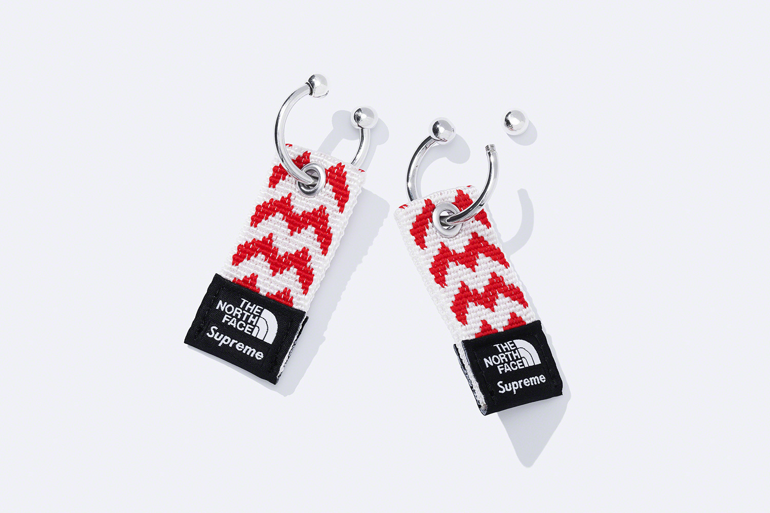 Supreme®/The North Face® Woven Keychain
