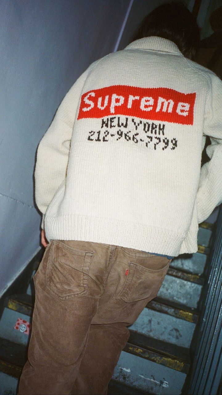 Supreme Box Logo Cowichan Sweater