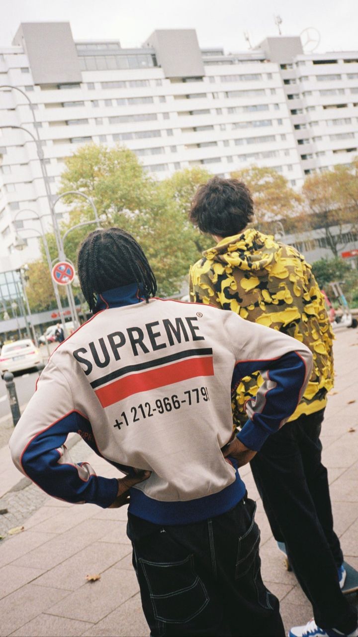 Supreme World Famous Jacquard Track Jacket