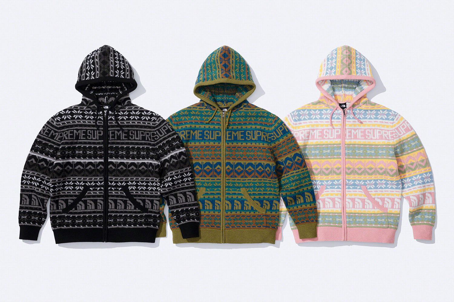 Supreme/North Face®Zip Up Hooded Sweater