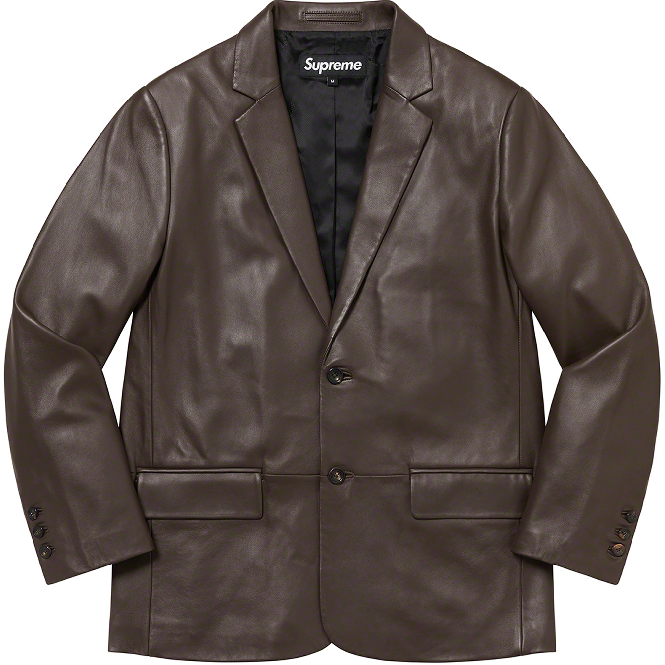 supreme leather blazer 22FWジャケット