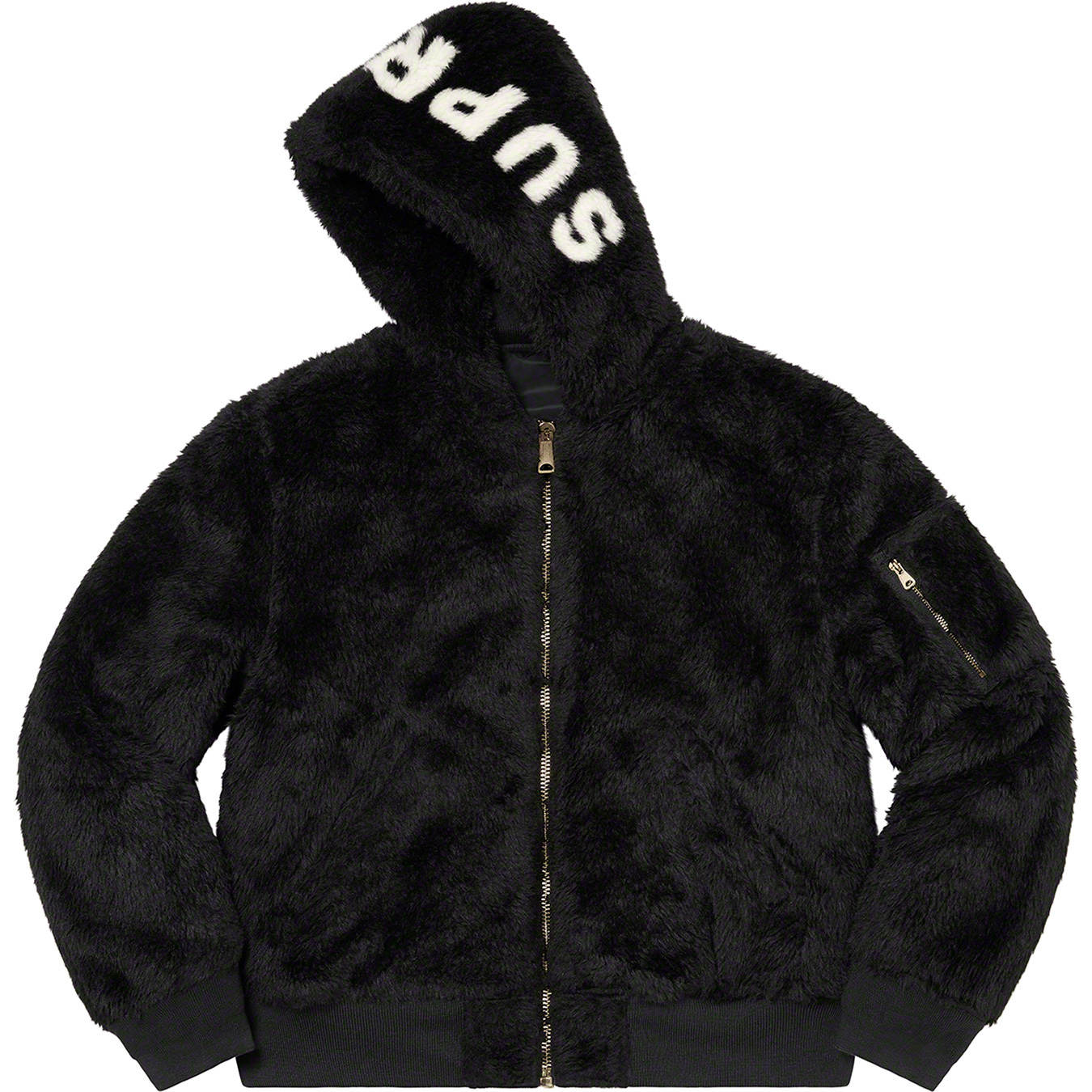 Faux Fur Reversible MA-1 | Supreme 22fw