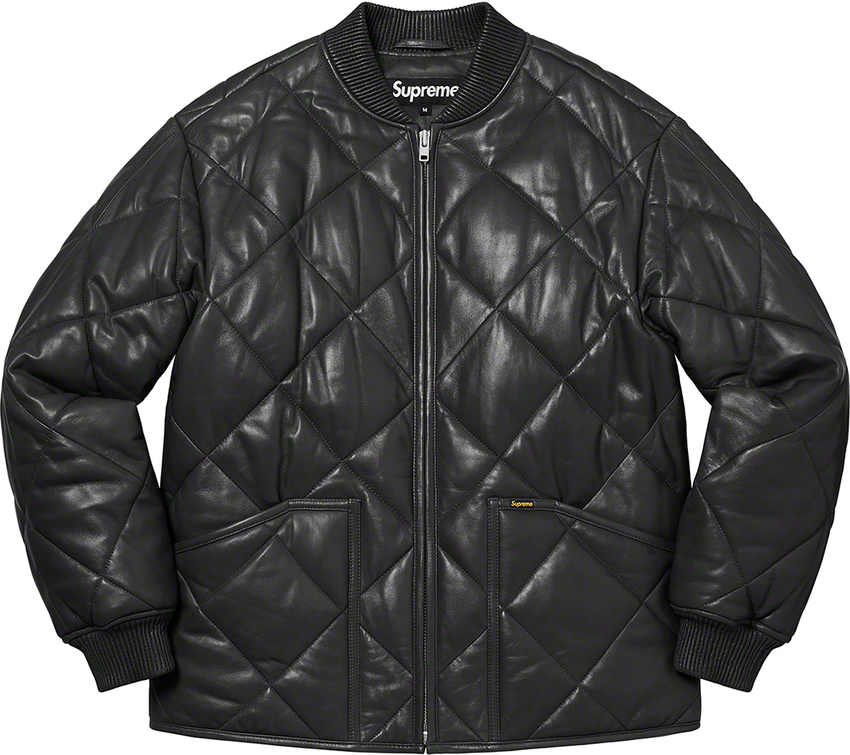 Supreme Quilted Leather Work Jacket