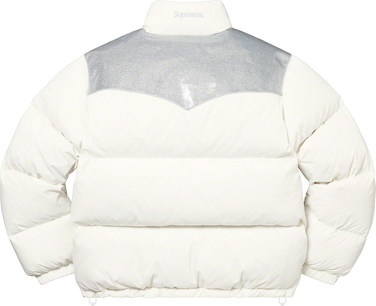 Supreme Supreme Glitter Yoke Down Puffer Jacket