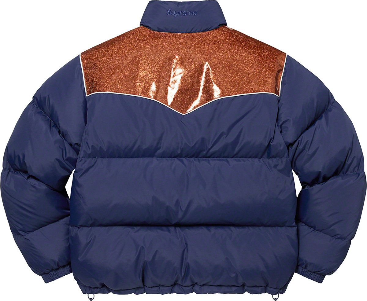 Supreme Supreme Glitter Yoke Down Puffer Jacket
