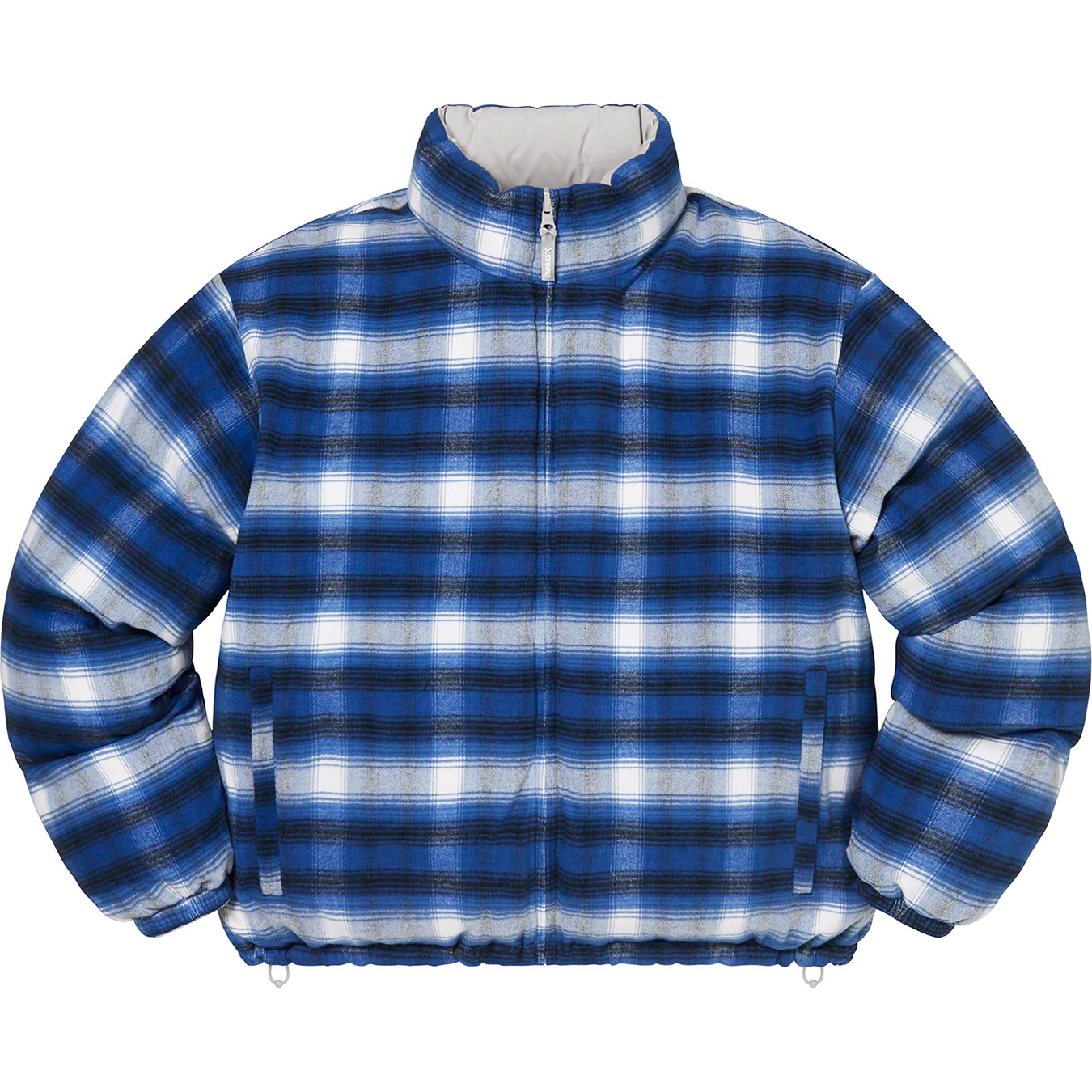 Flannel Reversible Puffer Jacket | Supreme 22fw