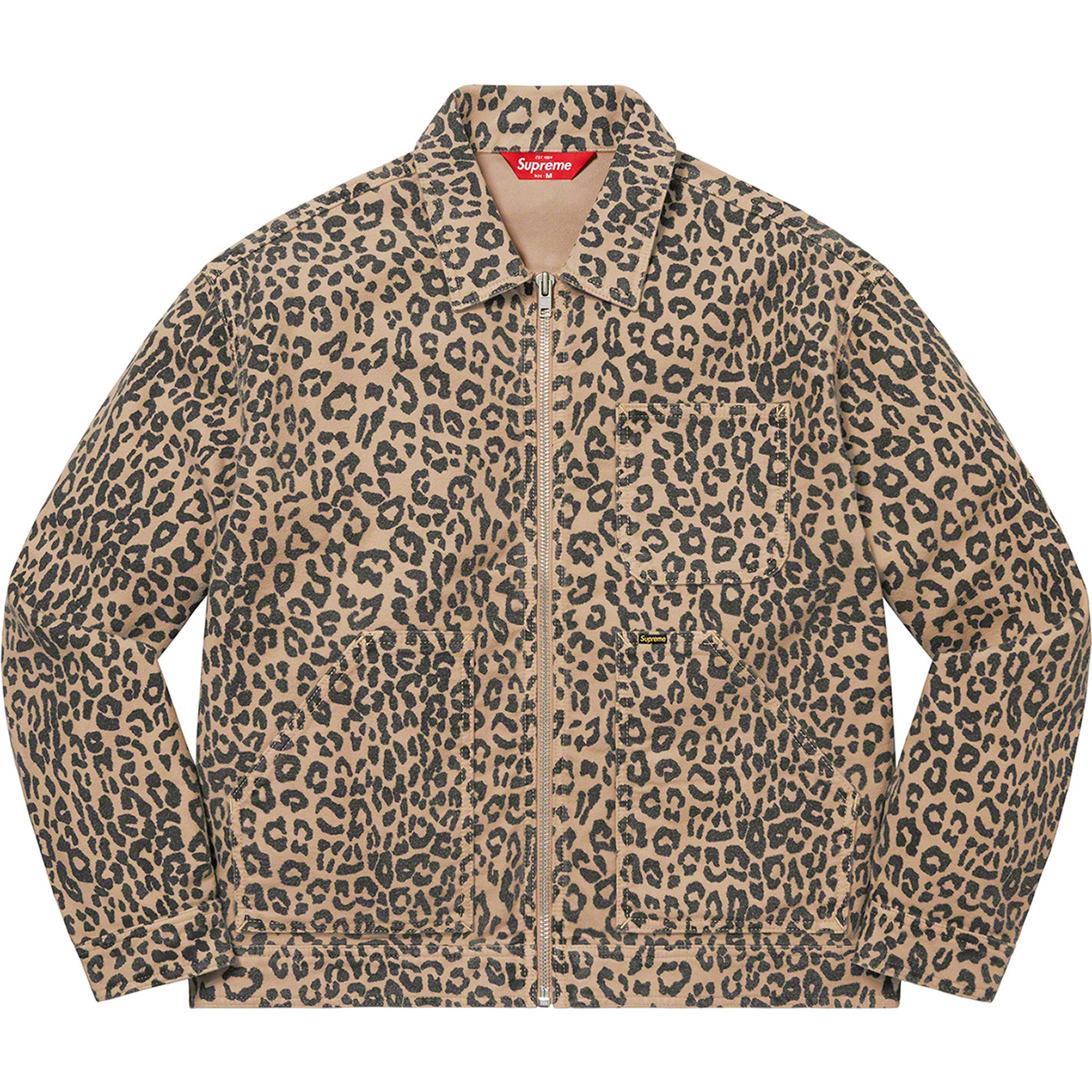 Supreme Moleskin Work Jacket Leopard