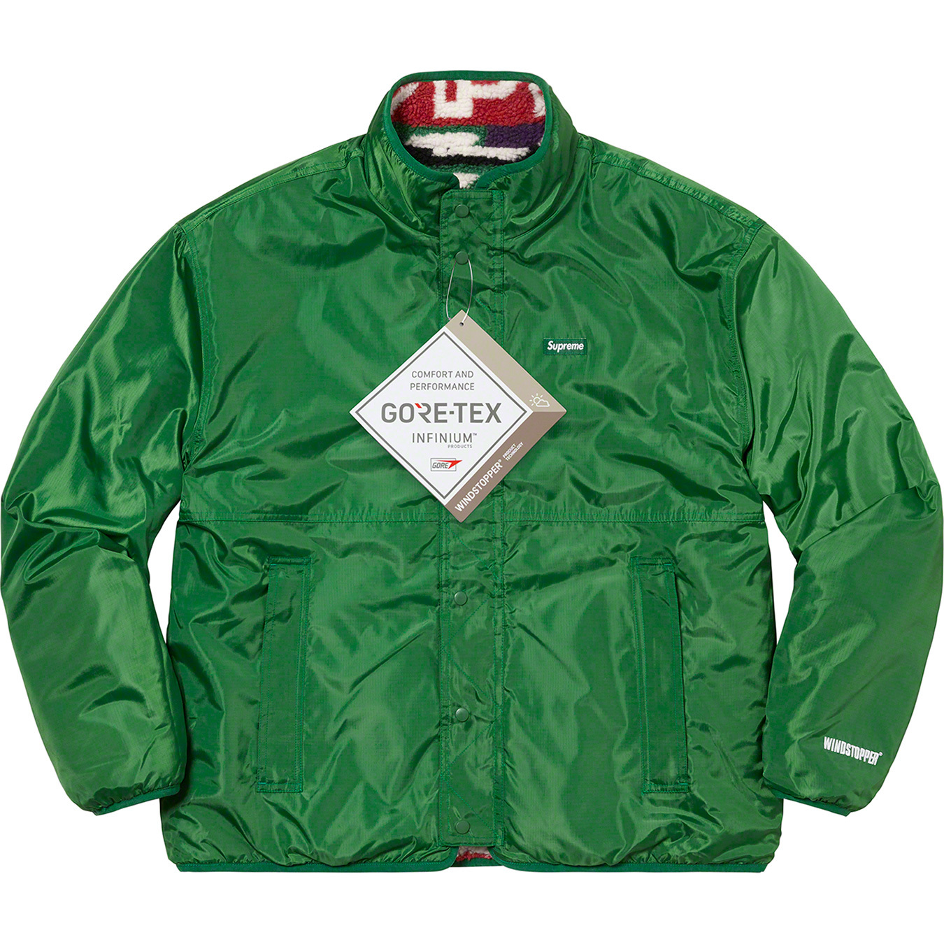 Supreme Geo Reversible WINDSTOPPER® Fleece Jacket