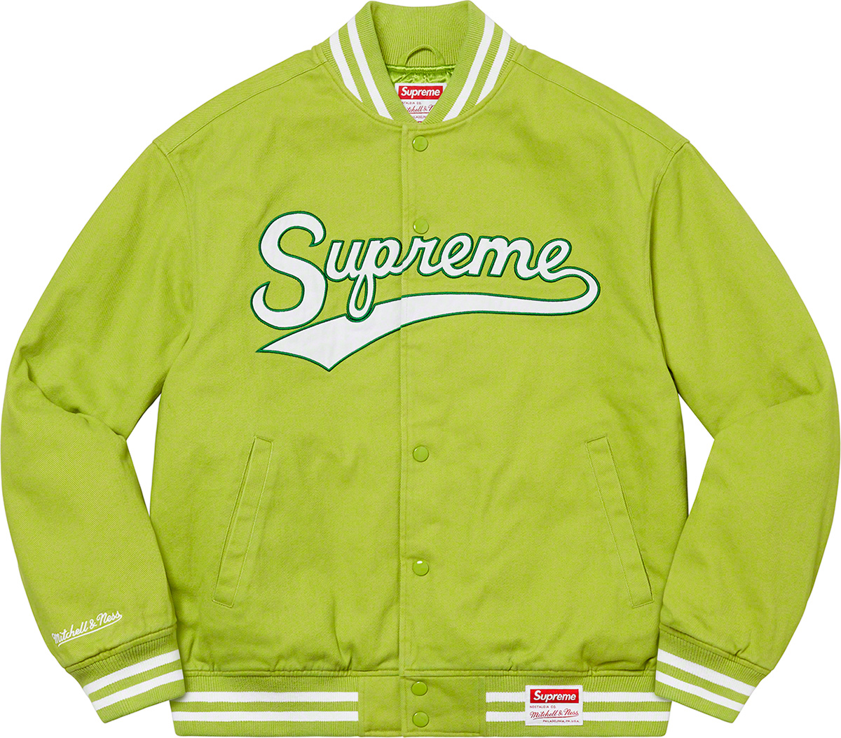 Supreme Supreme®/Mitchell & Ness® Doughboy Twill Varsity Jacket