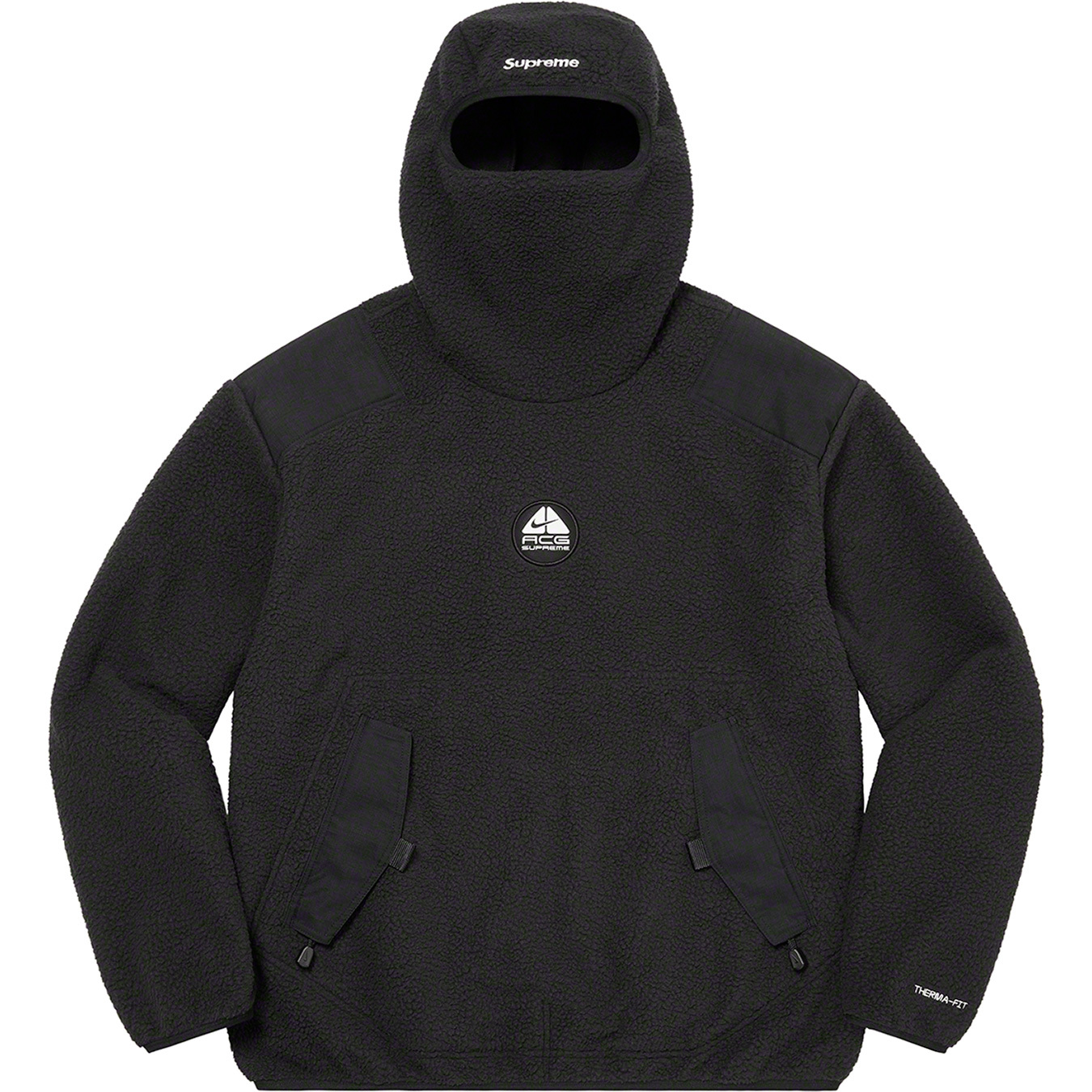 2022年9月発売当日にSupSupreme Nike ACG Fleece Pullover 黒Sサイズ ...