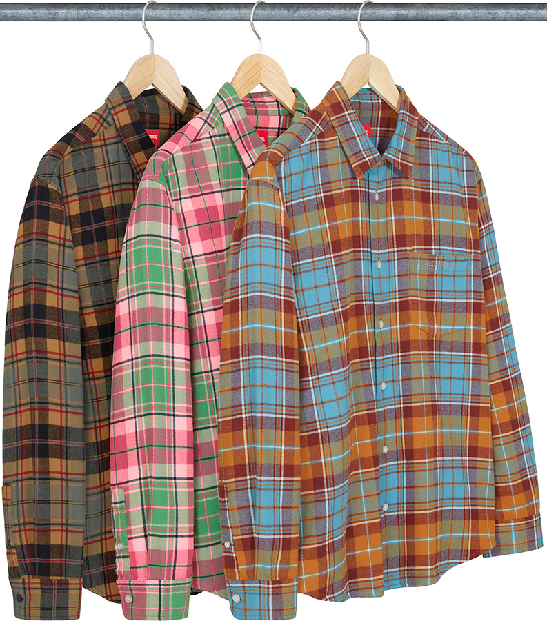 Plaid Flannel Shirt | Supreme 22fw