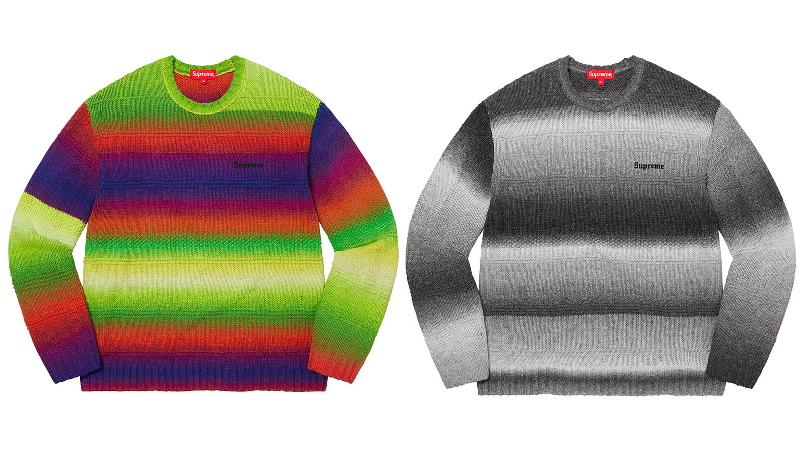 Gradient Stripe Sweater | Supreme 22fw