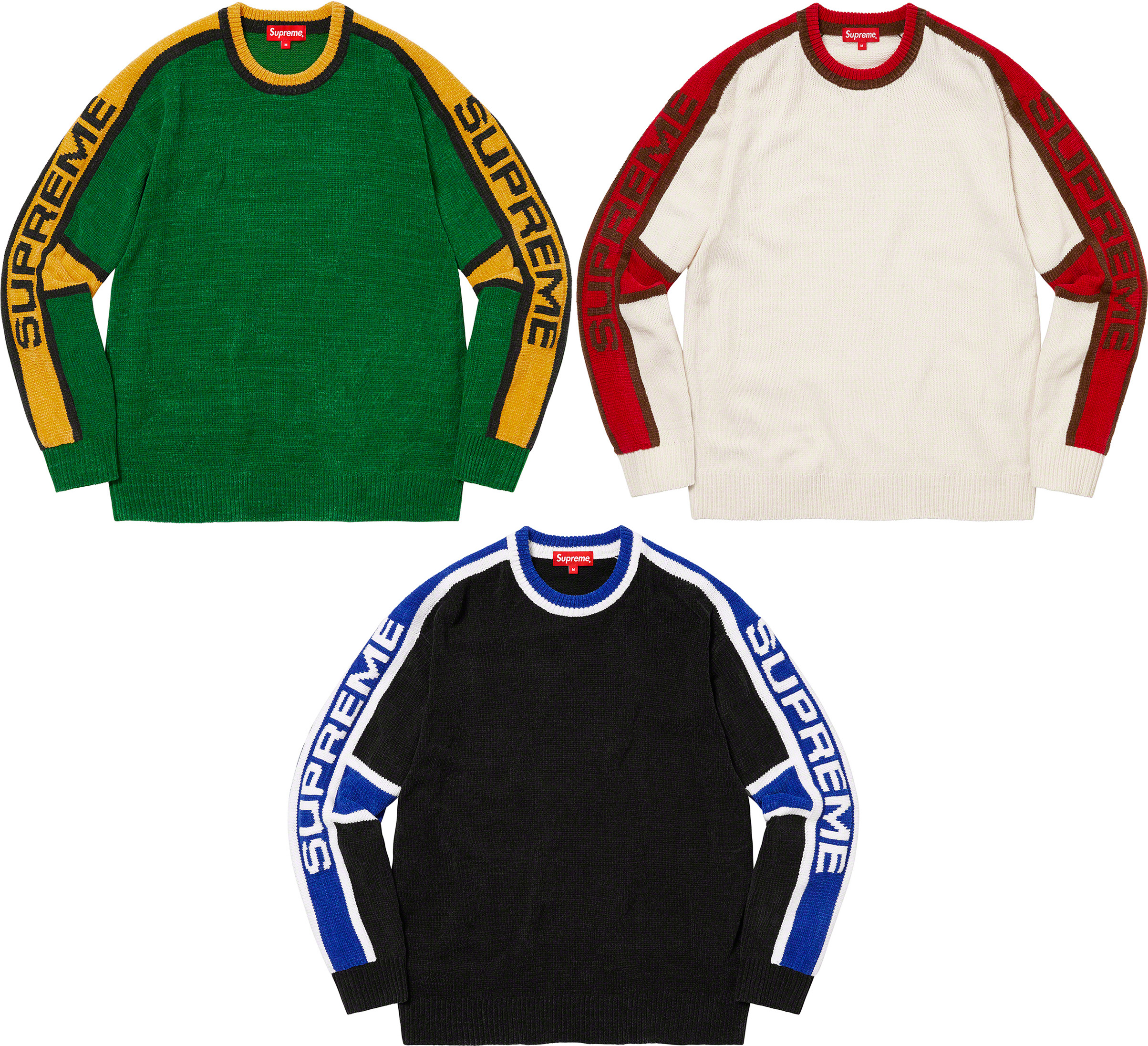 Stripe Chenille Sweater | Supreme 22fw