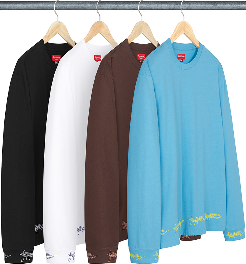 Signature L/S Top supremeTシャツ/カットソー(七分/長袖) - www