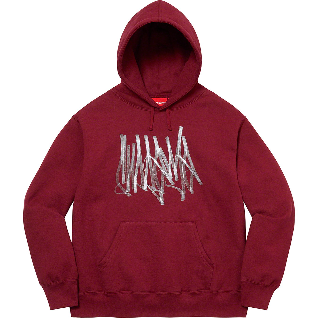 22FW Supreme Tag Hooded Sweatshirt M 黒