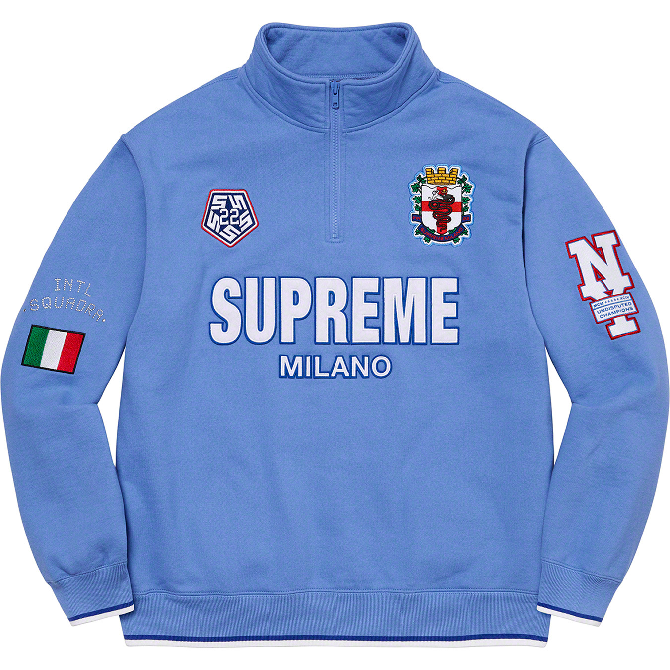 supreme Milano 22fw half zip