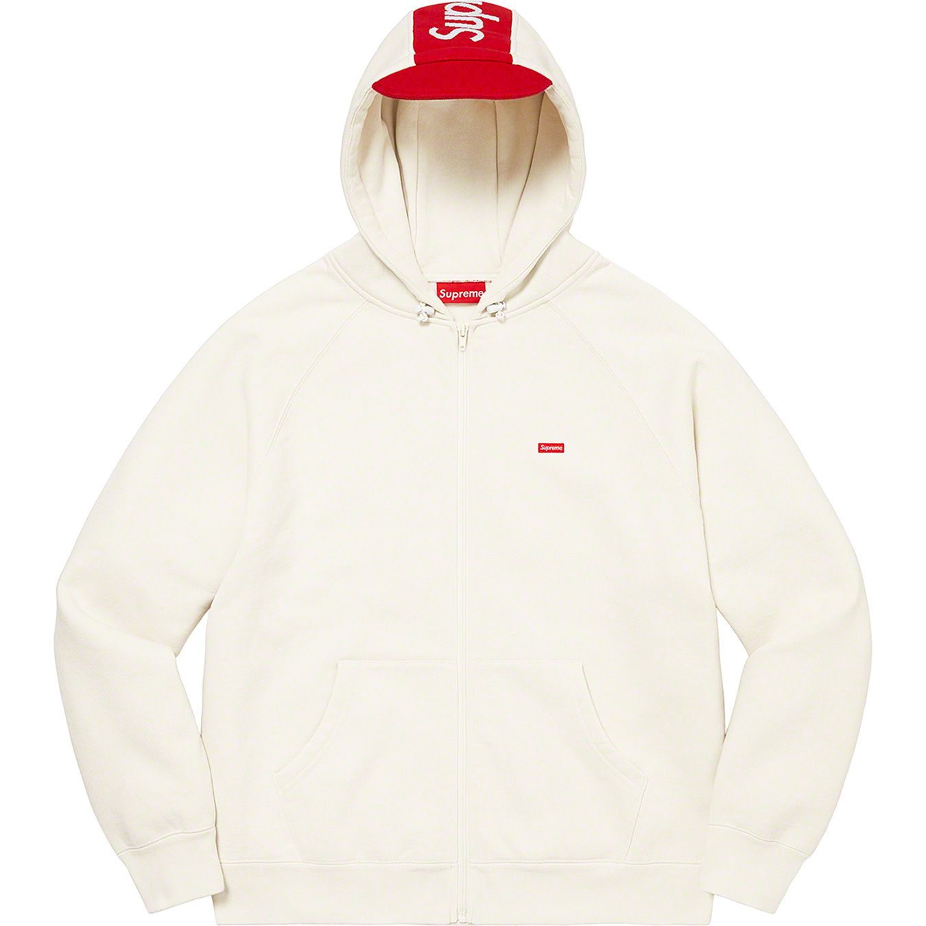 supreme Brim Small Box Zip Up Hooded