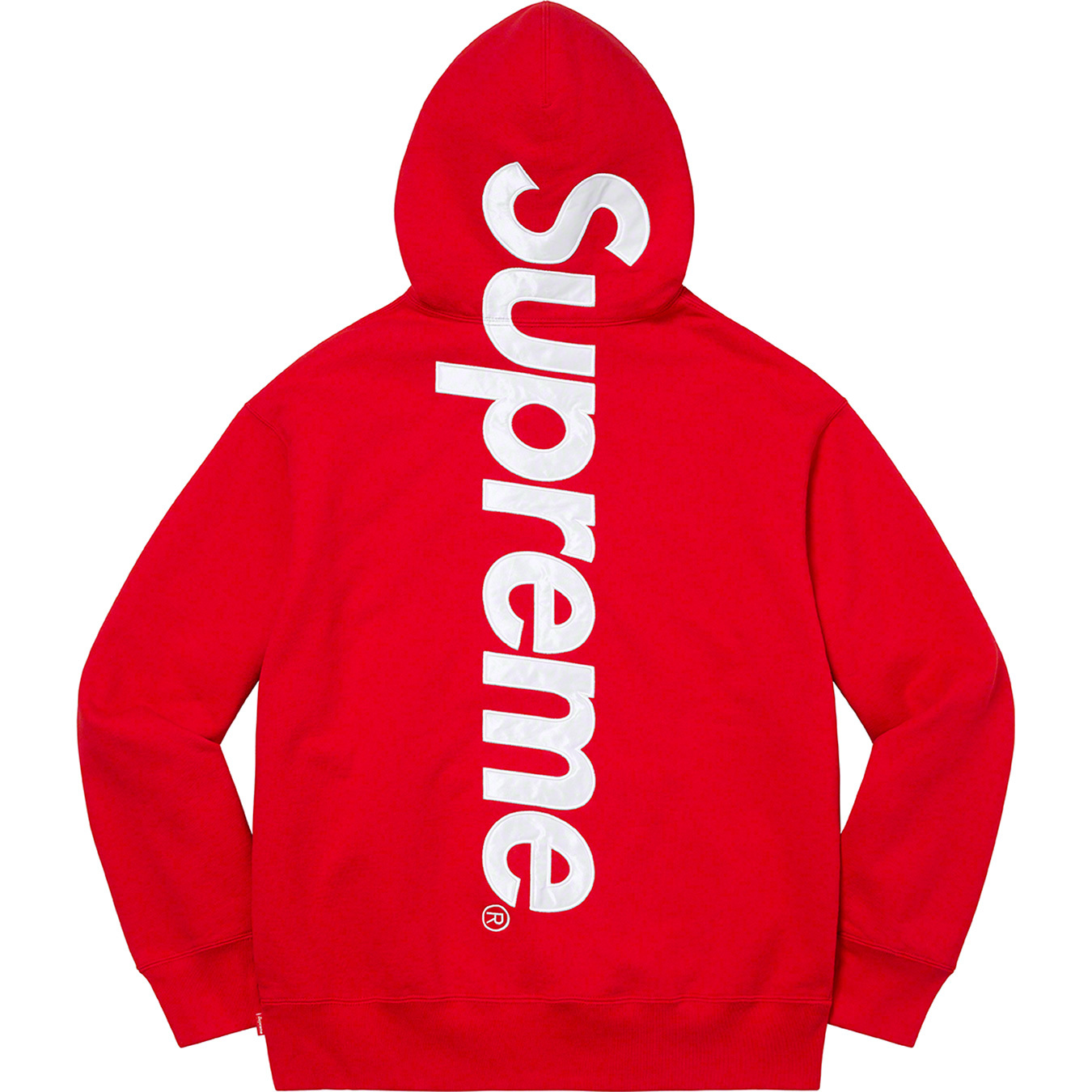 Supreme Satin Applique Hooded Sweatshirt