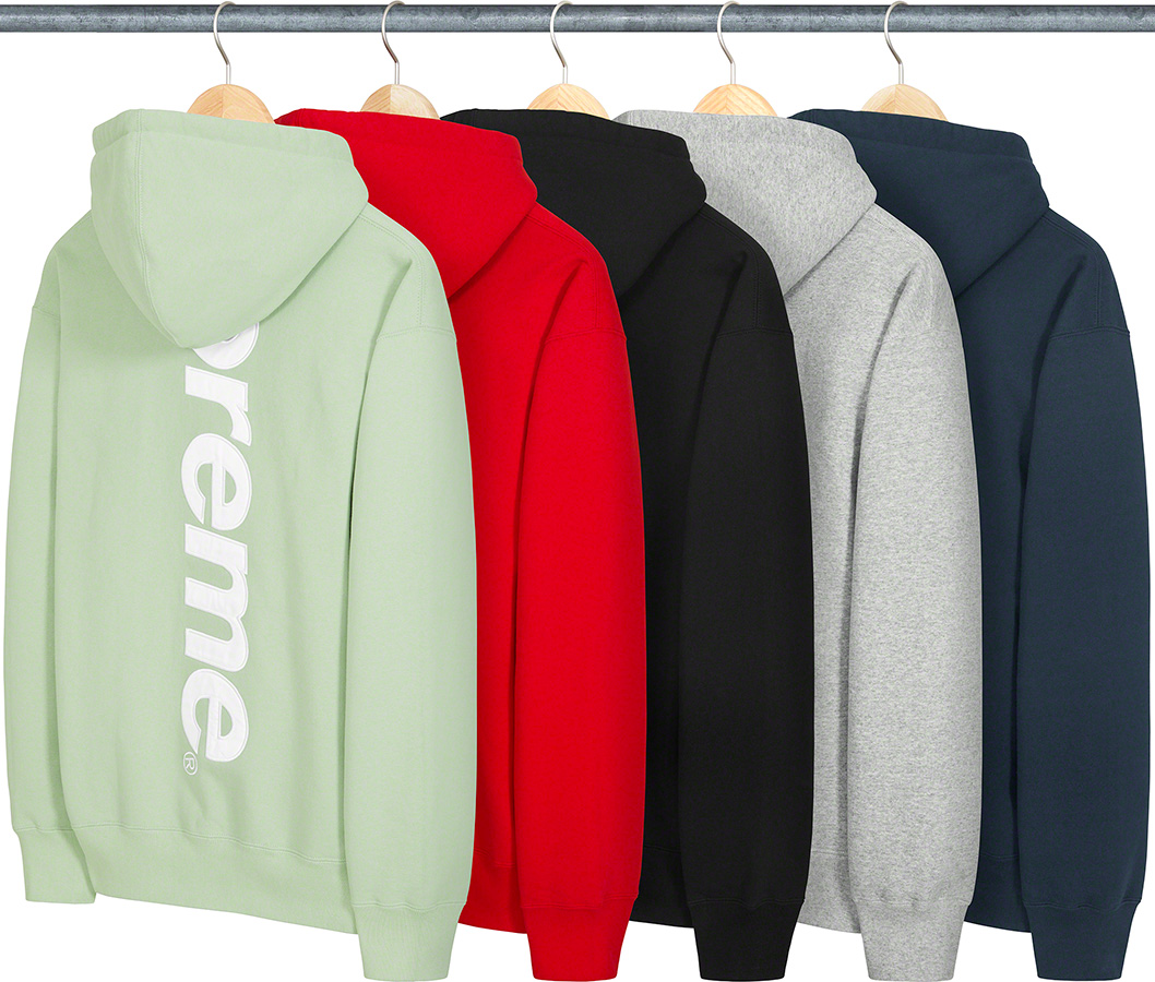 Supreme Satin Applique HoodedSweatshirts