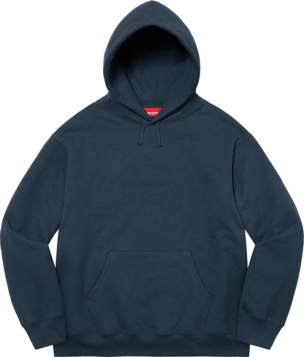Supreme Supreme Satin Appliqué Hooded Sweatshirt