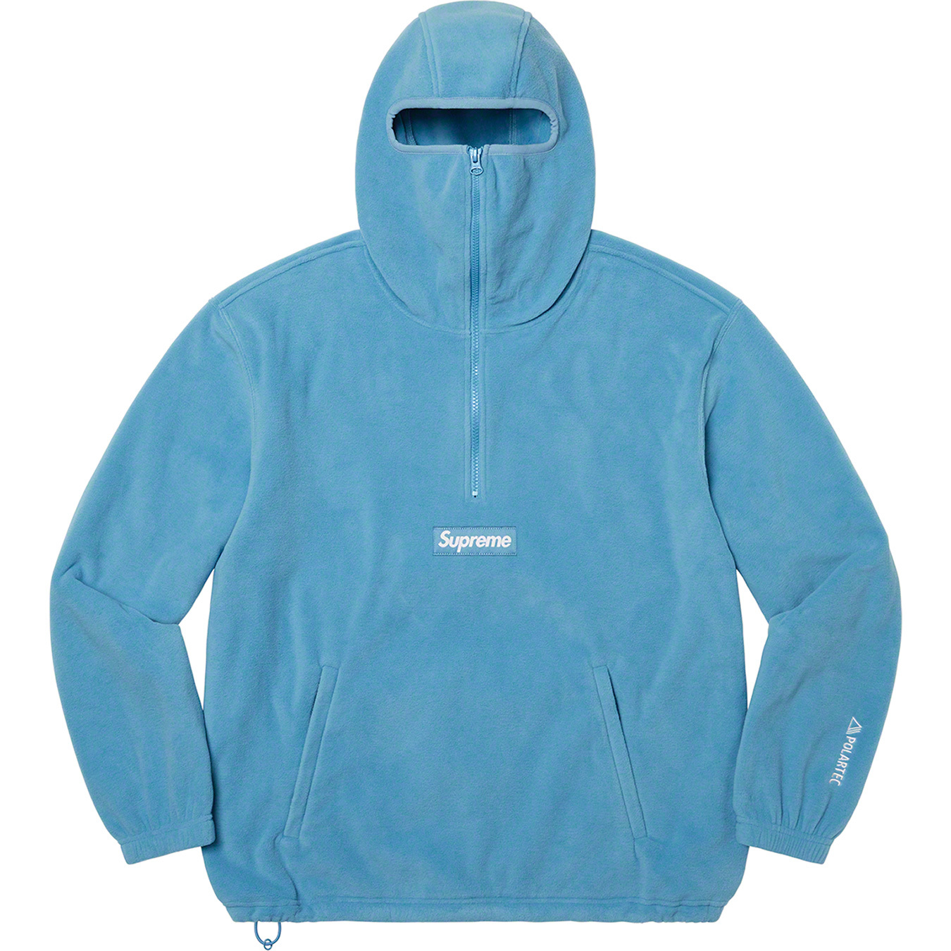 ブラックサイズL【Supreme】Polartec Facemask Half Pullover