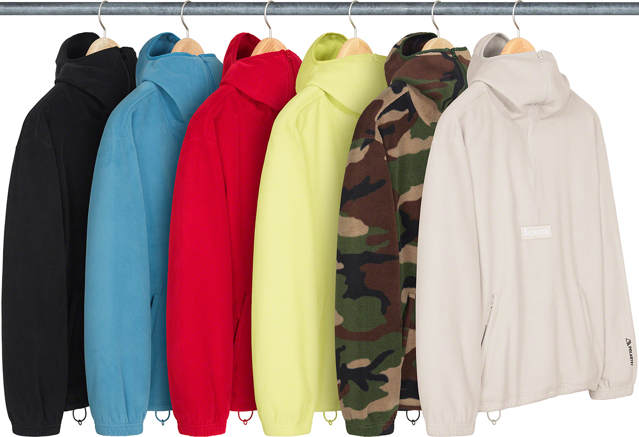 supreme Polartec Half Zip Pullover