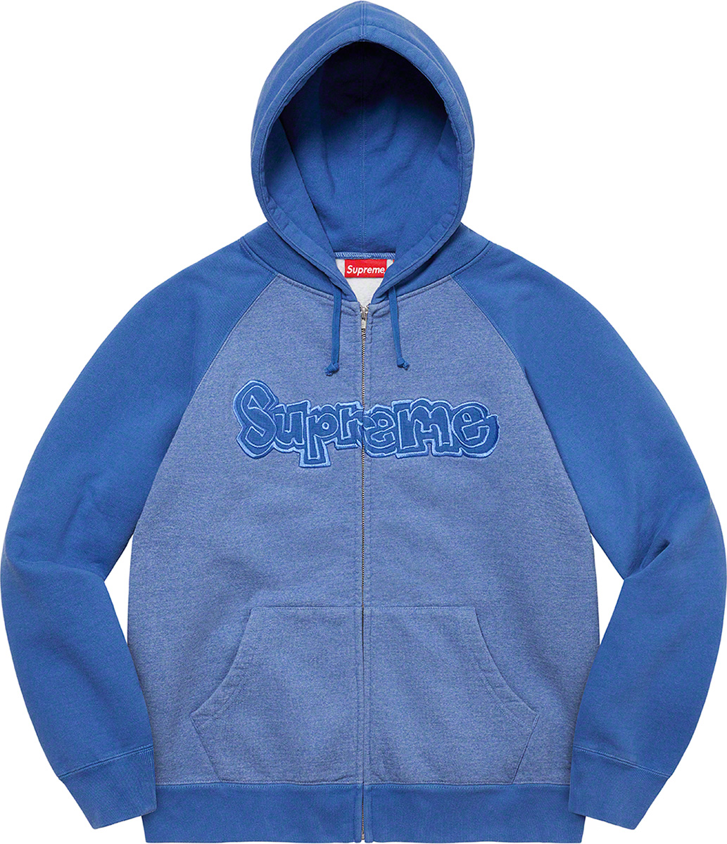 Supreme Gonz Appliqué Zip Up Hooded Sweatshirt
