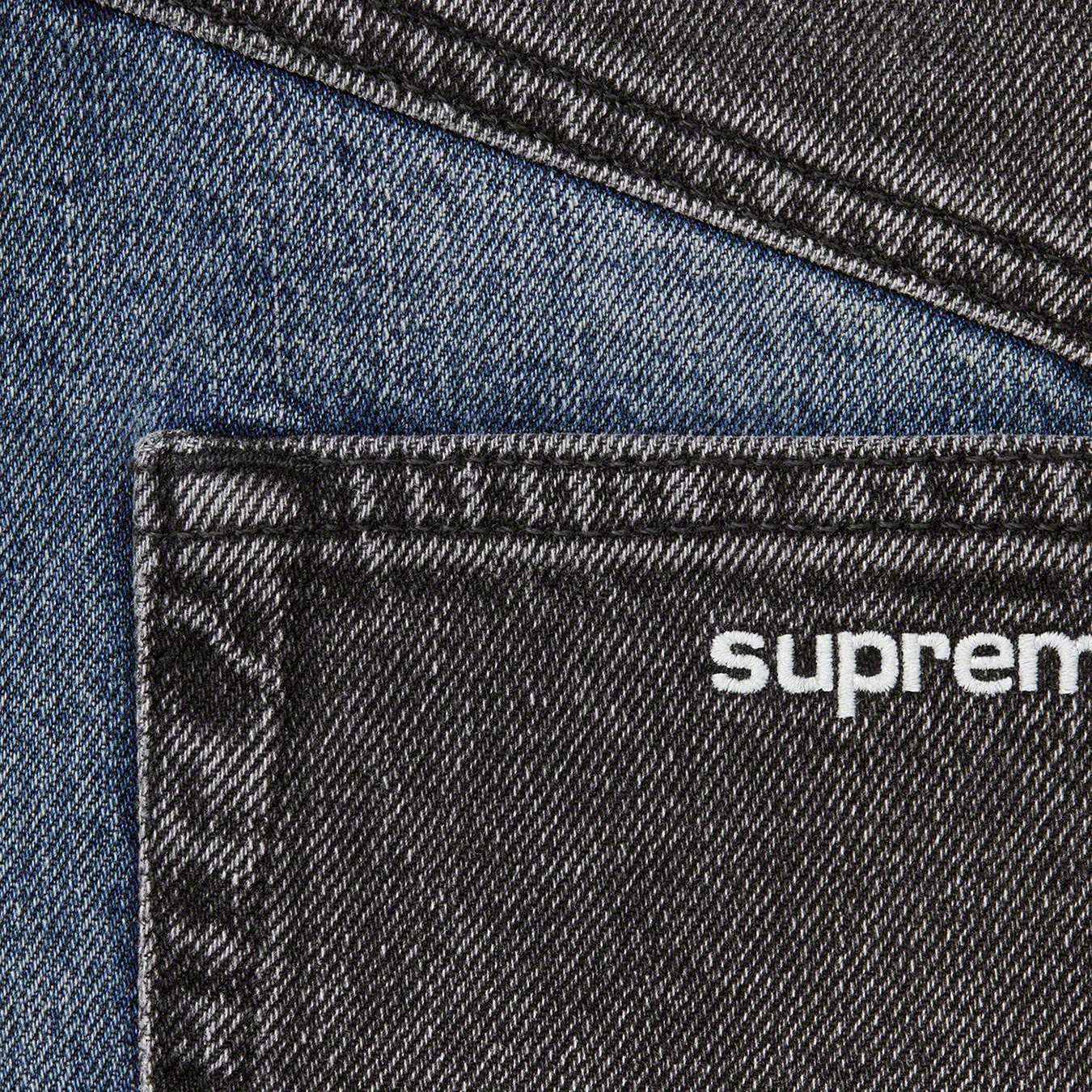 Supreme 2-Tone Paneled Jean