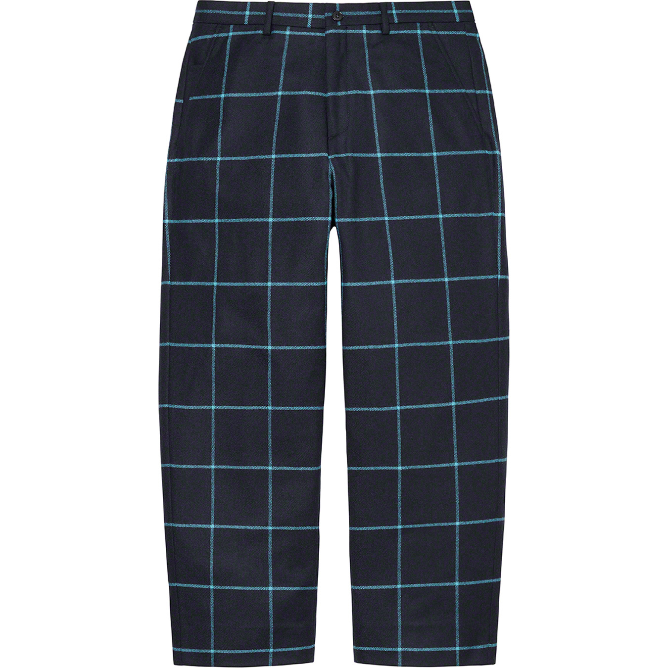 Supreme Windowpane Wool Trouser