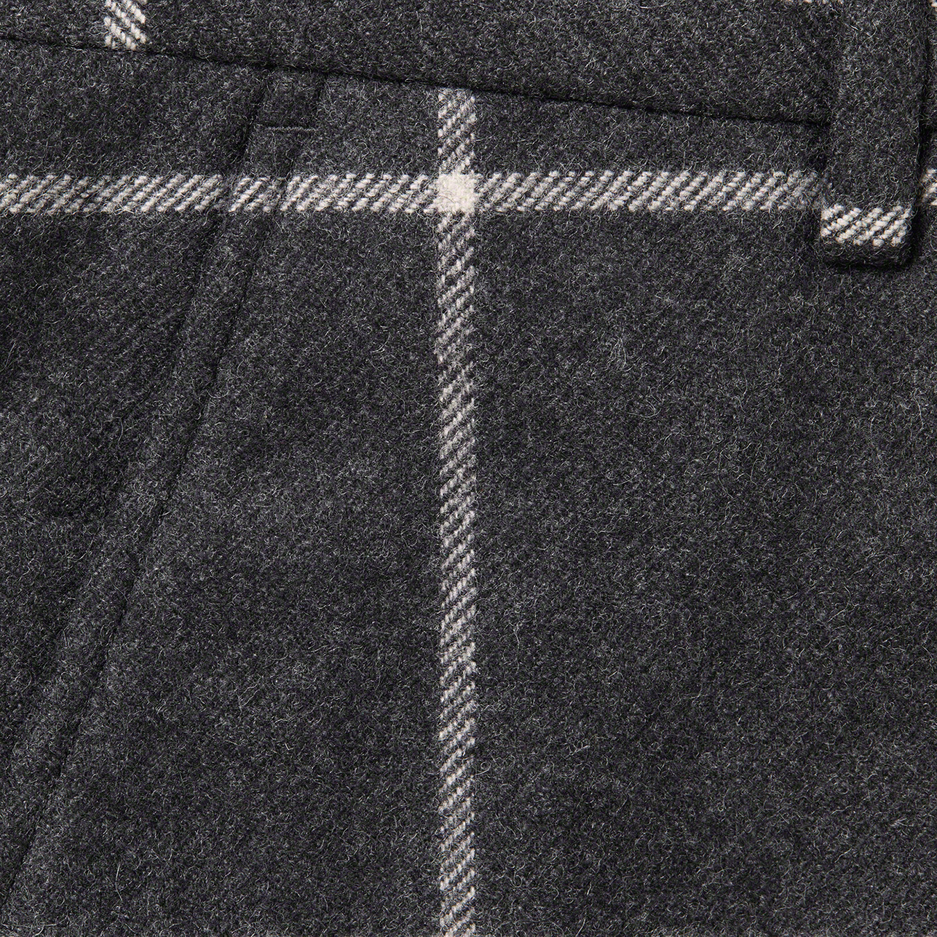 Supreme Windowpane Wool Trouser