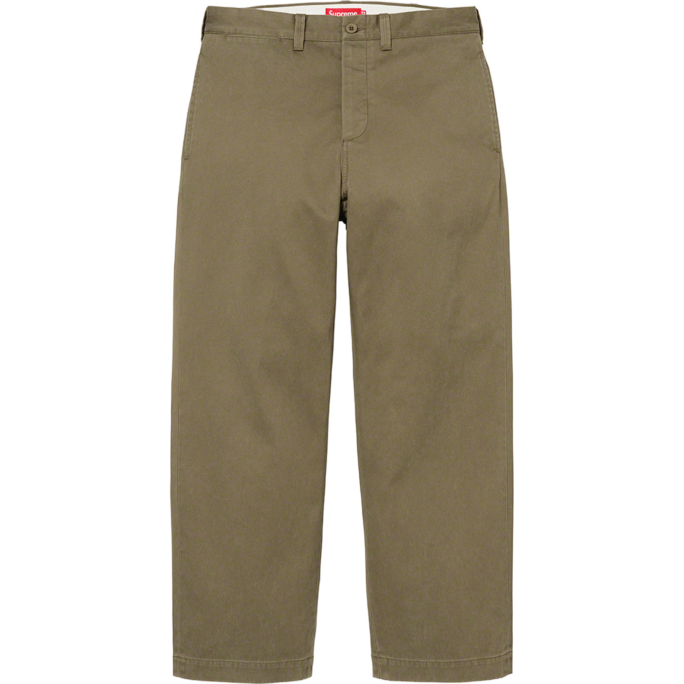 シュプリーム チノパン Chino Pant 34 オリーブ 22fw-