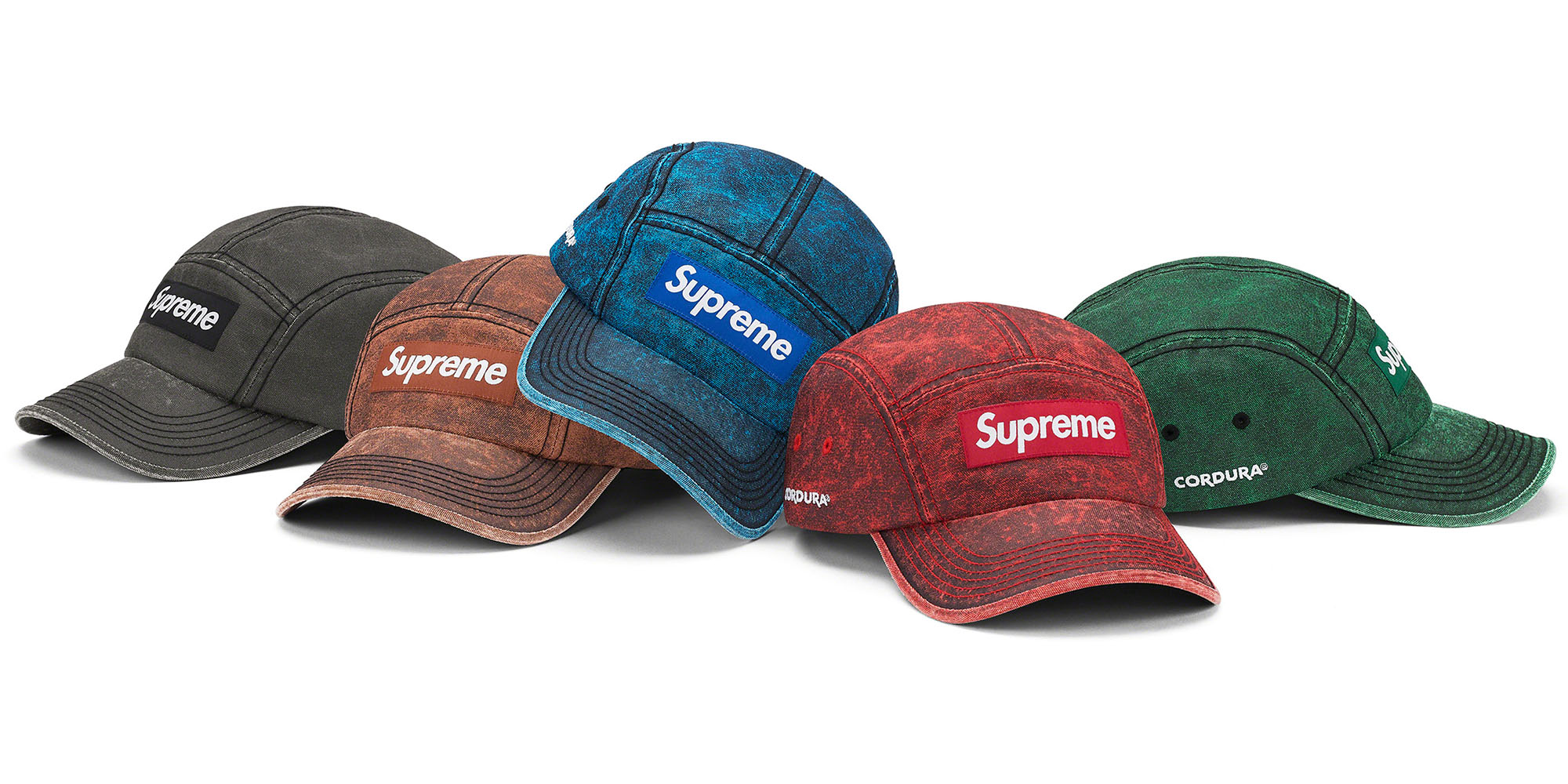 Supreme 22FW Washed Cordura Camp Cap-hybridautomotive.com