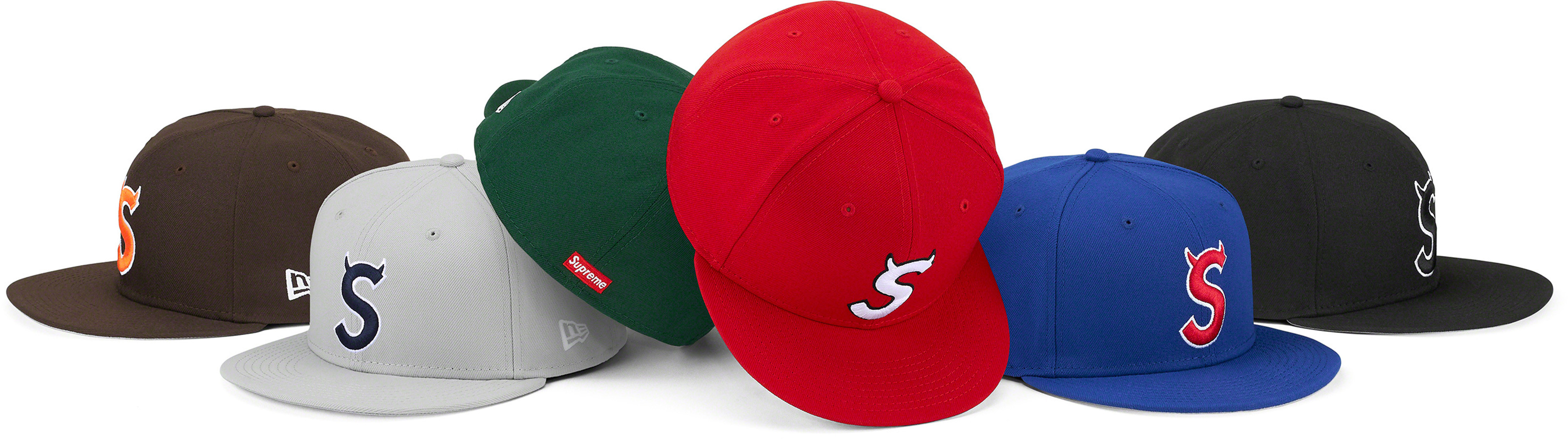 シュプリーム S Logo New Era 5/8 黒-