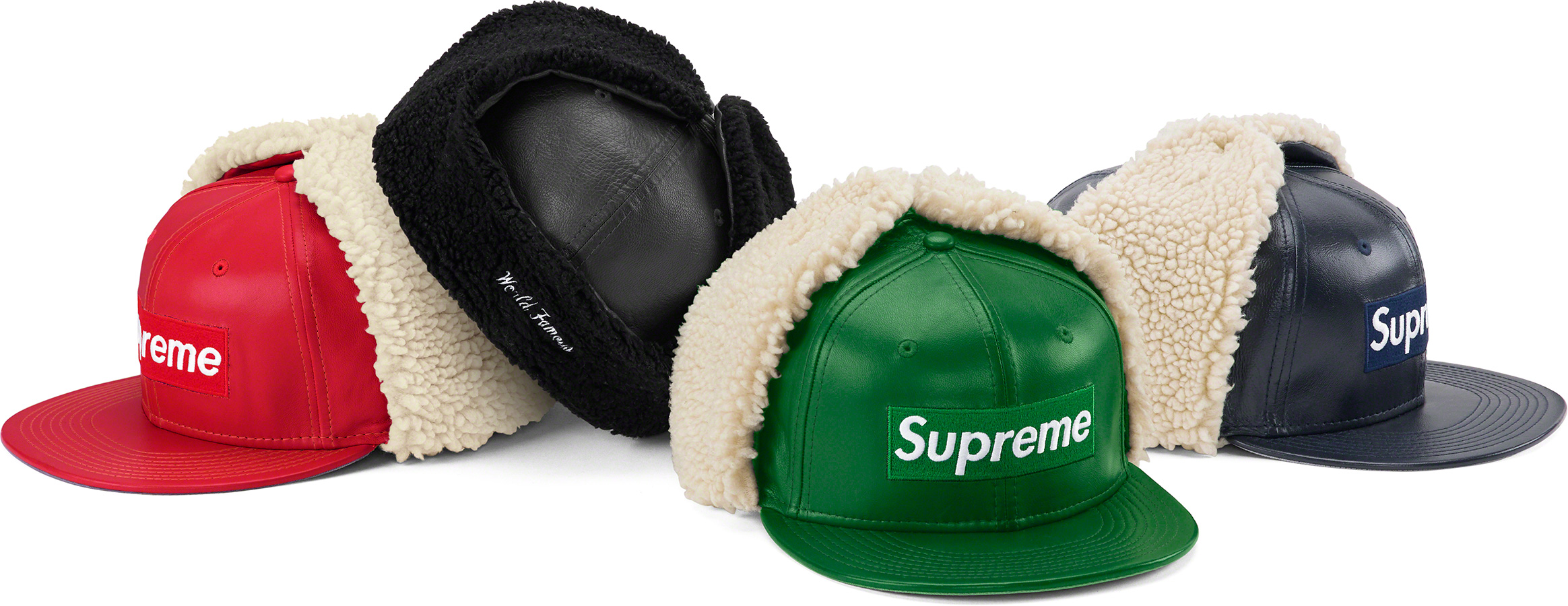 Supreme Leather Earflap Box Logo New Era®