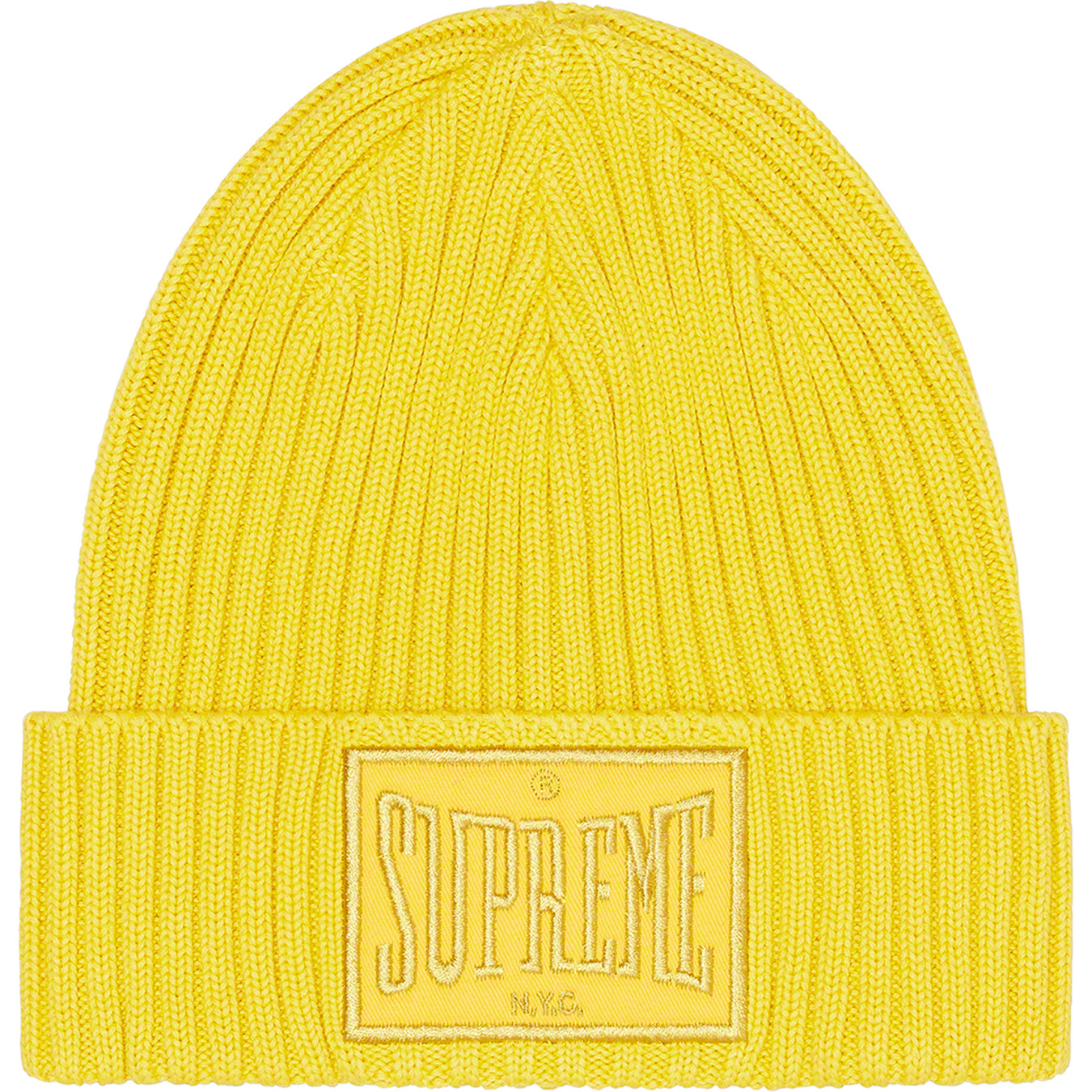 Supreme Overdyed Patch Beanie